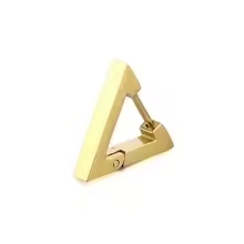 1 Pairs Punk Triangle Earrings - Unisex, Hypoallergenic Stainless Steel for Modern Style & Durability