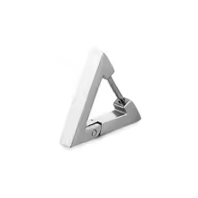 1 Pairs Punk Triangle Earrings - Unisex, Hypoallergenic Stainless Steel for Modern Style & Durability
