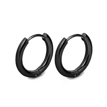 1 Pair Stainless Steel Hoop Earrings Women Men Gold Color Small Earrings Girl Jewelry Pendientes Mujer Aretes Cartilage Piercing