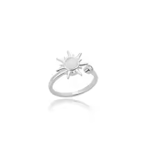 Anti Stress Anxiety Ring For Women Stainless Steel Sun Pendant Spinner Fidget Rings Fashion Birthday Jewelry Gift Free Shipping