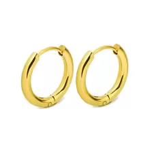 1 Pair Stainless Steel Hoop Earrings Women Men Gold Color Small Earrings Girl Jewelry Pendientes Mujer Aretes Cartilage Piercing