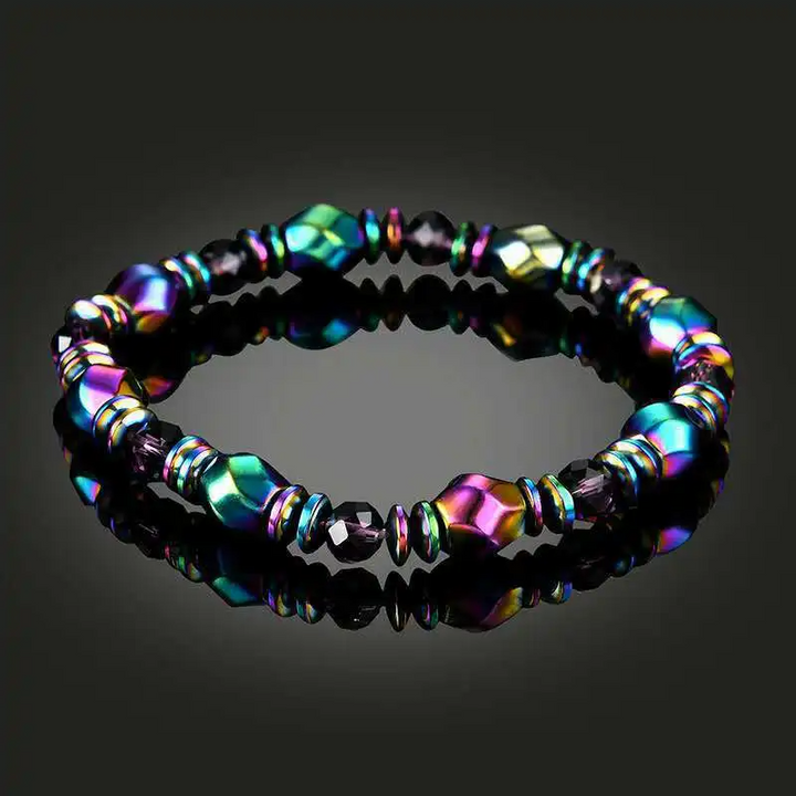 Colored Magnetic Energy Bracelet For Man Health Care Therapy Slim The Body Irregular Natural Stone Bracelets Gifts For Friend